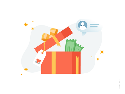 Gifting 🎁 - Musement Illustrations set branding cartoon design flat gift graphic design icon icons illustration illustrator money musement stars travel ui ui icons ui illustration vector vector design vector illustration