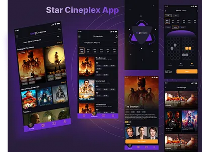 Star Cineplex Mobile App apps branding design e commerce e commerce app mobile app movie app movie apps star cineplex starcineplex ui uiux ux