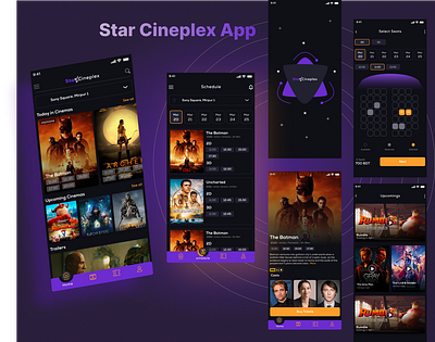 Star Cineplex Mobile App apps branding design e commerce e commerce app mobile app movie app movie apps star cineplex starcineplex ui uiux ux