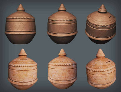 Claypots 3d animation design graphic design illustration illustrator minimalist ui ux vector