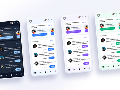 Material Me — Material You Design system & 👯‍♂️ Social template app design figma ios kit system ui