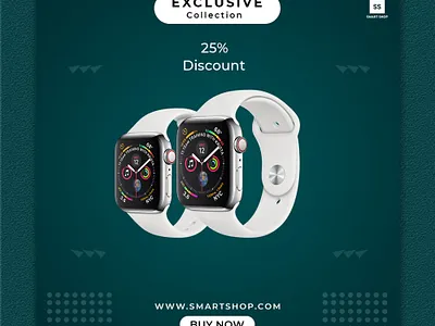 Smart Watch Social Media Banner ads design banner banner design design graphic design smartwatch social media banner social media banner ads social media banner post social media banners social media design web banner