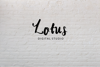 Lotus digital studio branding graphic design