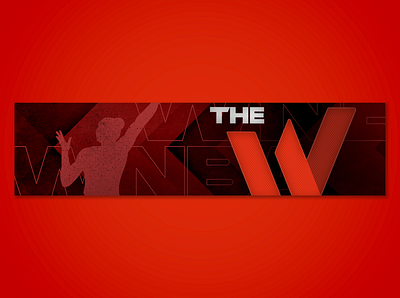 NBA 2K22 - Banners - The W 2d 2k 2k sports basketball basketball banner basketball team flat gaming graphic design nba nba 2k nba 2k banner nba 2k22 nba 2k22 banner nba design nba2k nba2k22 sports sports banner sports design