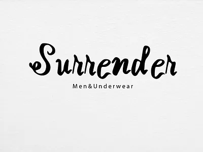 surrender branding logo