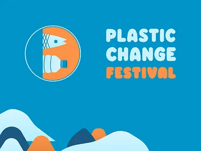 Sardines Festival | Logo blue branding design festival identity graphic design icon illustration logo minimal ocean plastic pollution sardines sardines festival vector visuel identity water waves