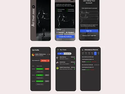 Dance Tutoring App app branding design illustration logo typography ui ux