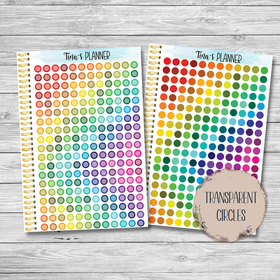 Hourly Dot Checklist Planner Stickers design graphic design planner sticker
