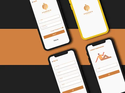 Mobile interfaces designed by me | واجهات موبايل من تصميمي app design graphic design illustration ui ux