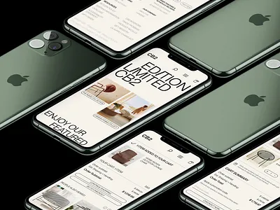 CB2 E-commerce concept redesign / Mobile version adaptive buying concept designer e commerce furniture mobile mobilefirst onlinestores redesign shopping ui uxui visual visualdesign