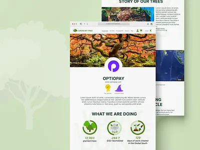 Grow My tree design project icon design ui ui design ux design uxui website