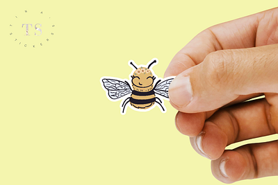 Flower Bumblebee Sticker design graphic design sticker