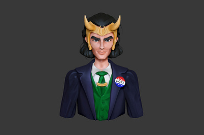 Loki 3d 3d designer 3d sculpt artist bahrain character design design doctor strange heroes illustration loki marvel multiverse philippines riyah baylon sculpt wanda