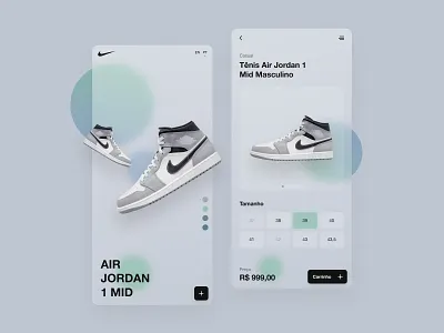 Nike Shoes App app app design clean ui mobile mobile app mobile ui nike nike app shoe shoe app shoes shoes store app store app uiux ux