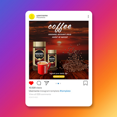 Coffee Social Media Banner Design advertising banner design coffe banner design facebook post graphic design instagram post photoshop social media banner social media banner post social media design web banner