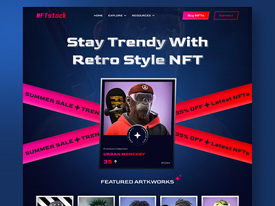 NFT Marketplace Landing Page Design. hire designer inspiration landing page landing page design landing page ui design landing page ui ux marketplace marketplace ui ux designer nft nft buy sell nft marketplace nft marketplace website pro ui designer pro website designer ui ux ui ux designer web design web ui design website design website ui design