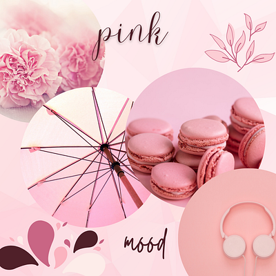 PINKZ aesthetic canva mood moodboard pink