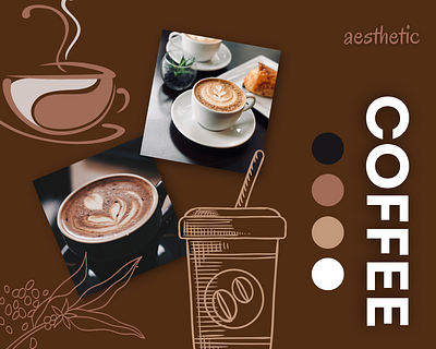 COFFEEBOARD 1 branding canva coffee graphic design moodboard