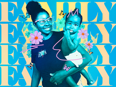 Wifey and Son :) abstract design digital art digitalart illustration photoshop style typography art