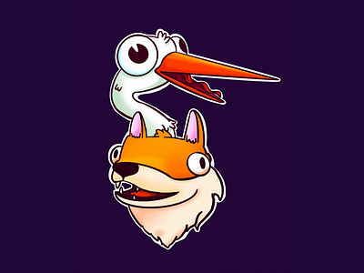 Fox & Stork bedtime cheese customs eating fable folk food fox legend moral patience stork story tale