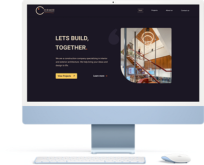 Website for a Construction Company! arhitecture construction company interior design web design