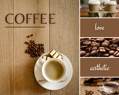 COFFEEBOARD 2 aesthetic branding canva graphic design ui