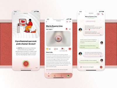 VESTTA • Architecture Service App app branding design digital product graphic design icon illustration logo typography ui ui design ux ux design