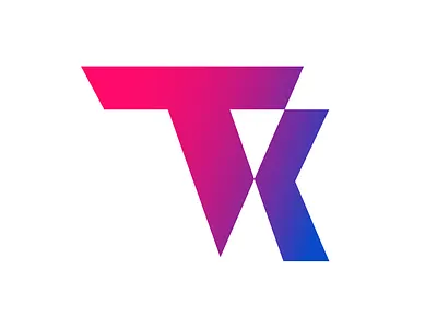 TechKnowlegy branding design icon k letter letter logo t letter tk typography vector