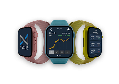 Nexus cryptocurrency tracker app app branding design graphic design illustration logo typography ui ux