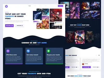 Topup Web Landing Page design ui uidesign web design