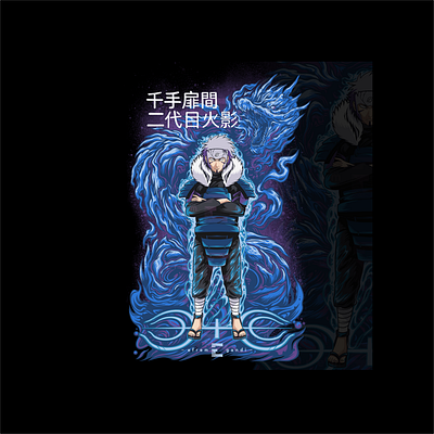 Tobirama Senju anime apparel artwork design digital art efrem graphic design illustration merchandise