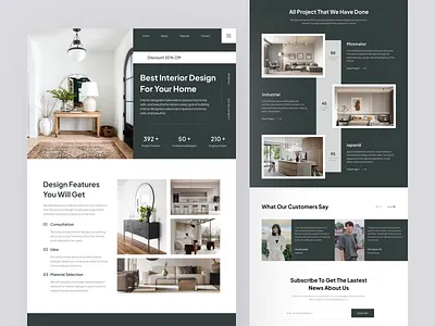 Chox.Studio - Interior Landing Page Design agency company design design interior design interior landing page design interior web design interior website interior interior design interior landing page interior landing page design landing page ui uidesign uiux uiuxdesign web website