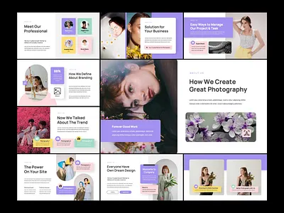 Modern Portfolio Presentation design editorial exploration graphic design layout pitchdeck presentation slide