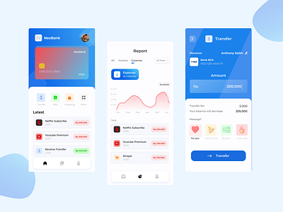 UI Design for Banking Application bankingapp indonesia designer mbanking ui uiuxdesign