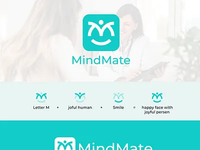 minimal and modern wellness logo brand identity branding conceptual creative logo graphic design logo logodesigner medical mentalhealth mind minimal modern treatment wellness