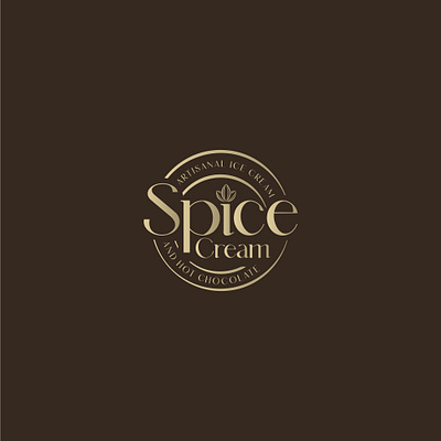 Chocolate & Ice Cream Logo branding design graphic design illustration logo vector webdesign