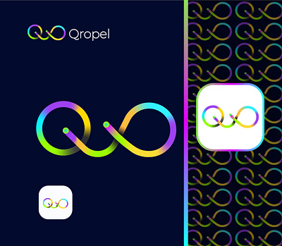 Q AND P GRADIENT LOGO DESIGN branding designalogo gradient logoconceptdesign logodesign logodesigner logomark logotype modernlogo plogodesign qlogodesign qplogo qplogodesign