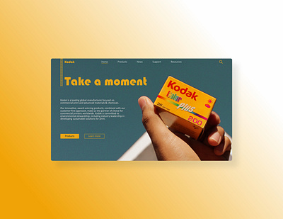 Kodak branding camera design film films interface kodak product ui uidesign uidesigner uiux userexperience userinterface