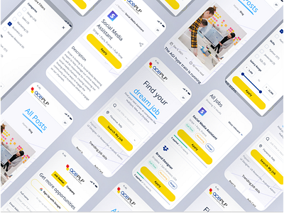 Job Portal Application job job portal responsive design ui uiux