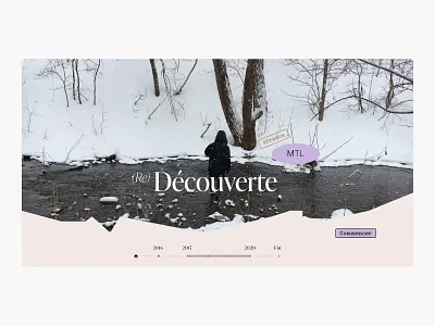 (Re)Découverte branding diary digital travel ui ux