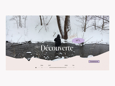 (Re)Découverte branding diary digital travel ui ux