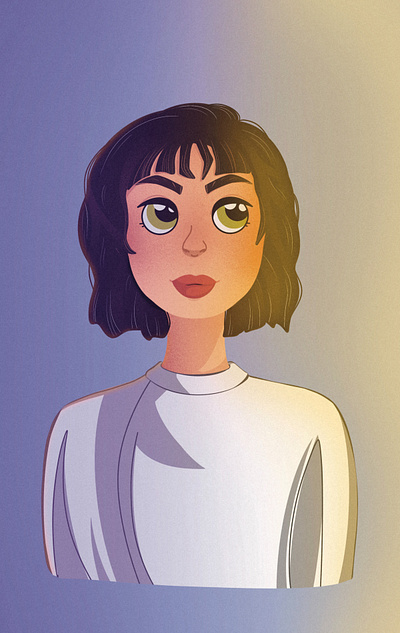Female character illustration