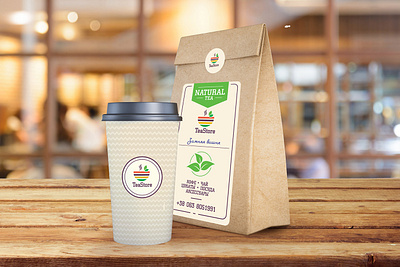 Дизайн упаковки TeaStore branding design logo