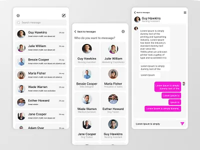 DM Box Simple Design animal branding design dm figma graphic design illustration message ui ux
