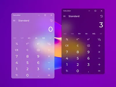 Microsoft Calculator Redesign app app design calculator design desktop graphic design microsoft ui uiux windows
