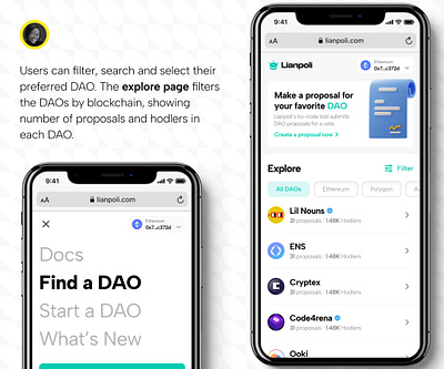DAO - Contd. creatives crypto dao design ui ux web3