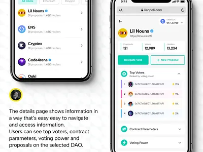 DAO - Contd. creatives crypto dao design ui ux web3