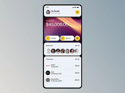 Digital Wallet, Simplified bankingapp bestappdesign bestmobileapp digitalbanking digitalpayments financeapp fintech fintechsolutions interfacedesign neobank productdesign smartbanking uidesign uiinteraction userexperience uxdesign uxinnovation uxresearch uxtrends uxui