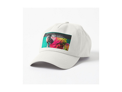 BUY Black-Colorfull paapagai Cap 3d animal animation branding buy cheap. graphic design like logo motion graphics new see shop trend ui