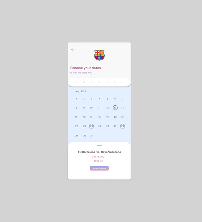 Daily UI #80 | Date Picker dailyui001 ui